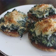 Spinach and Cheese Canapés