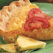Three Cheese and Egg Crescent Pie