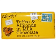 Chocolove Toffee & Almonds in Milk Chocolate