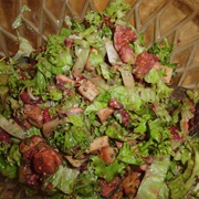 Fig and Lettuce Salad With Vegan Cheese