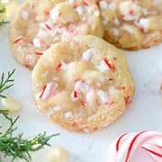 White Chocolate Peppermint Cookies