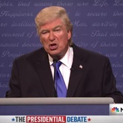 Alec Baldwin as President Trump
