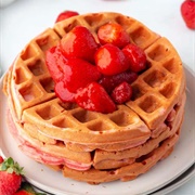 Strawberry Waffles