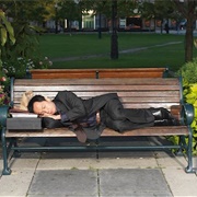 Slept on a Park Bench