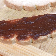 Apple Butter on Italian Bread
