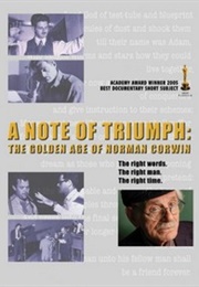 A Note of Triumph: The Golden Age of Norman Corwin (2005)