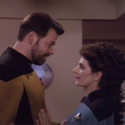 Riker and Troi