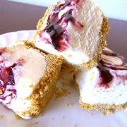 Julie's Fudge Blackberry Cheesecake Fudge With Graham Cracker Crust