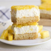 Pineapple Cheesecake Blondies