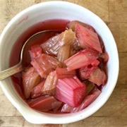 Baked Rhubarb