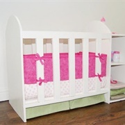Baby Doll Crib White