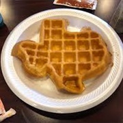 Eaten a Geographically Shaped Waffle