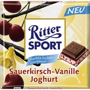 Sour Cherry-Vanilla Yogurt