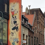 Suske En Wiske Wall Brussels