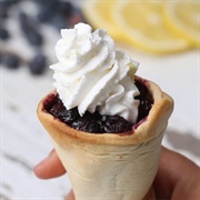 Blueberry Pie Cone