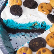 No Bake Cookie Monster Pie
