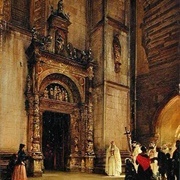 Side Portal of Como Cathedral (Rudolph Von Alt)