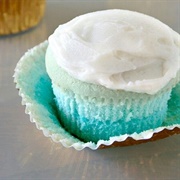 Blue Ombre Cupcake