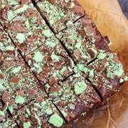 Mint Aero Brownies