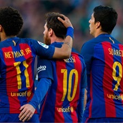 Neymar, Messi and Suárez