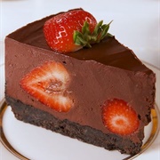 Chocolate Covered Strawberry Pie