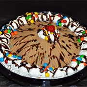 Cabot's Ice Cream & Restaurant Chocolate M&M Frozen Yogurt Pie