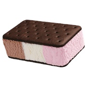 Neapolitan Ice Cream Sandwich