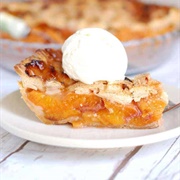 Lattice Top Apricot Raspberry Pie