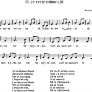 O, Ce Veste Minunată!