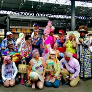 Colour Walk, Old Spitalfields Market, London