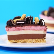 Neapolitan Mousse Oreo Pie