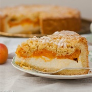 Crumb Apricot Cheesecake