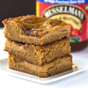 Apple Butter Cheesecake Blondies