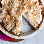 Spiced Mexican Chocolate Coconut Pie