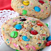Funfetti M&M Cookies