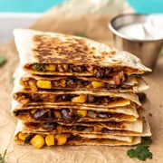 Black Bean Quesadilla