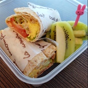 Egg and Kiwi Wrap