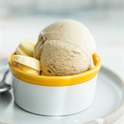 Banana Lemon and Sugar Gelato