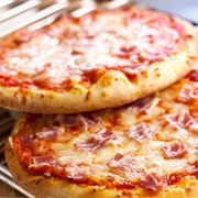 Ham and Cheese Pizza