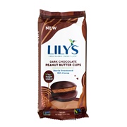 Lily&#39;s Dark Chocolate Peanut Butter Cups 70% Cocoa
