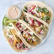 Battered Avocado Tacos
