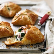 Mozzarella and Winter Green Parcels