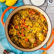 Middle Eastern Chicken and Rice