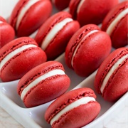 Red Velvet Macarons