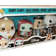 Sandy Claws / Sally Sewing / Mayor / Jack Skellington 4 Pack