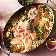Salmon Cassoulet