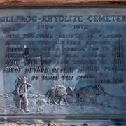 Bullfrog-Rhyolite Cemetery