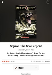 Sepron the Sea Serpent (Adam Blade)