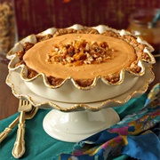 Oatmeal Walnut Butterscotch Pie