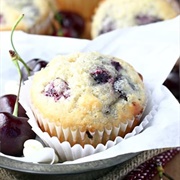 Cherry & White Chocolate Muffin